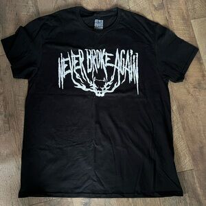 Never Broke Again Black Graphic Tee